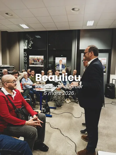 Réunion de proximité à Beaulieu