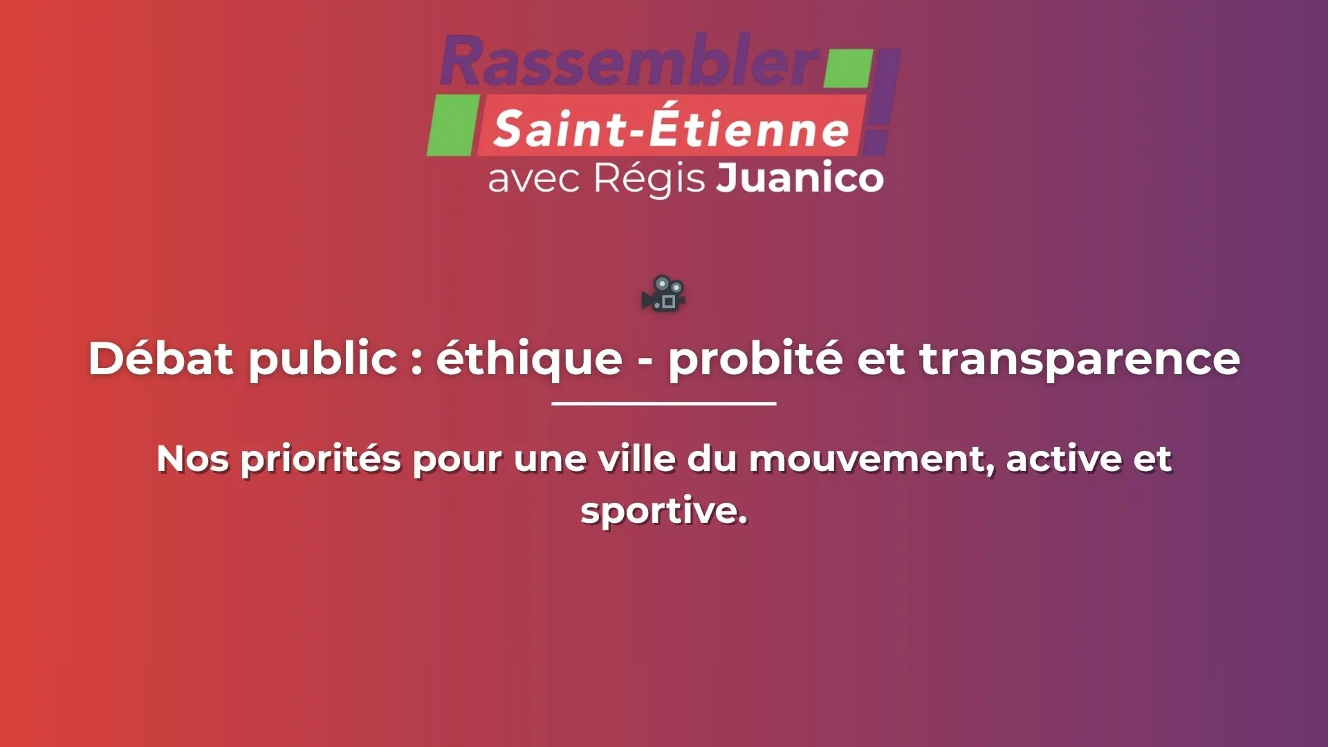 Réunion publique sur l’éthique publique avec Matthieu CARON
