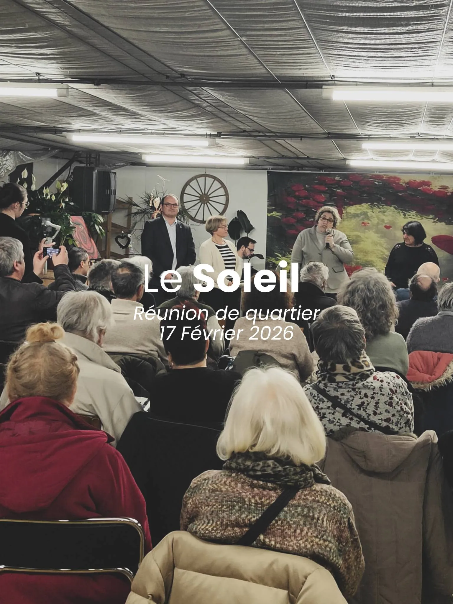 Réunion de proximité dans les quartiers du Soleil, Méons, Grangeneuve, Le Marais et Bardot