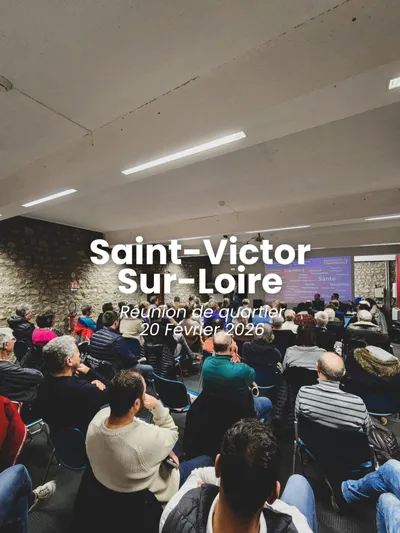 Réunion de proximité à Saint-Victor-sur-Loire