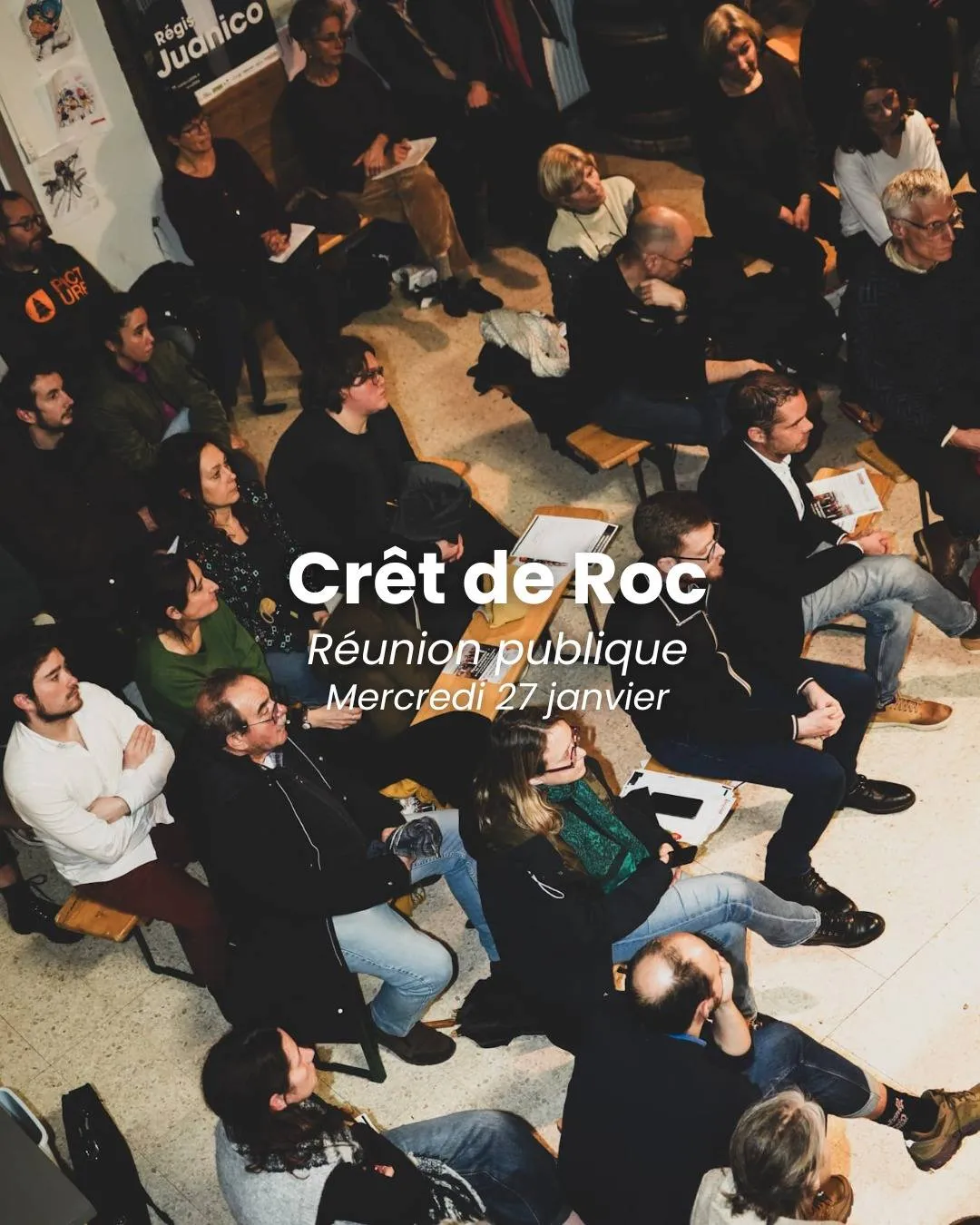 Réunion de quartier au Crêt de Roc
