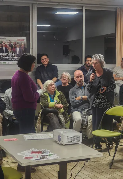 Réunion de quartier à La Métare