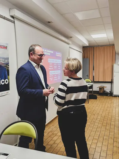 Réunion de quartier à La Métare