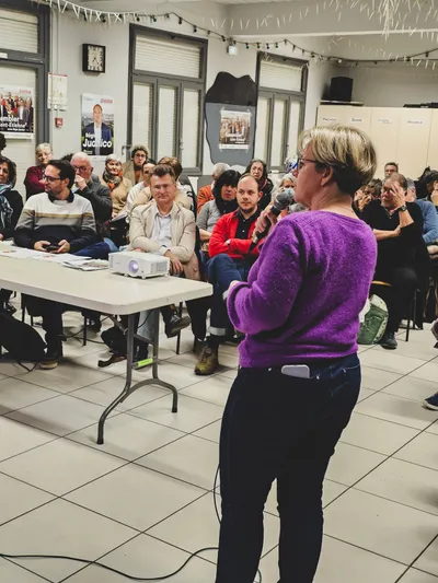 Réunion de quartier à Terrenoire